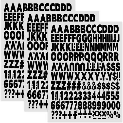3sheets iron letters - iron, on